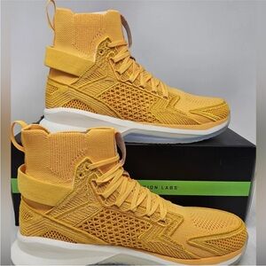 Athletic Propulsion Labs (APL) Concept X TechLoom yellow high top NEW 14